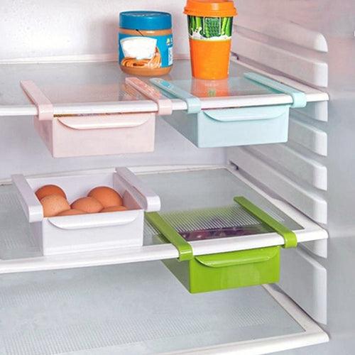 Hanging Plastic Refrigerator Clapboard Storage Rack Kitchen Supplies - Nioor