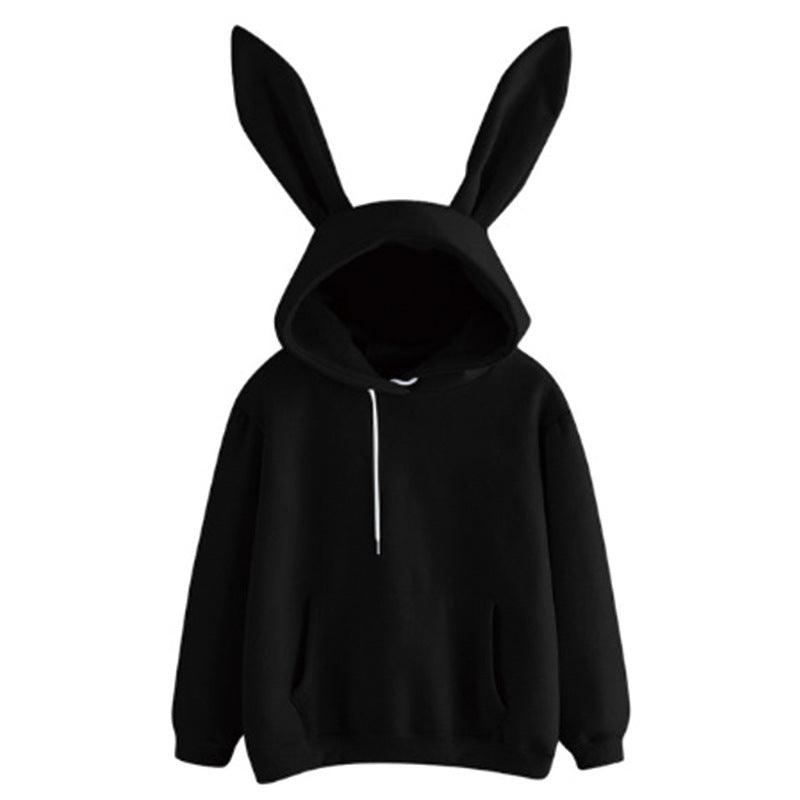 Harajuku Guardian Hooded Rabbit Sweatshirt - Nioor