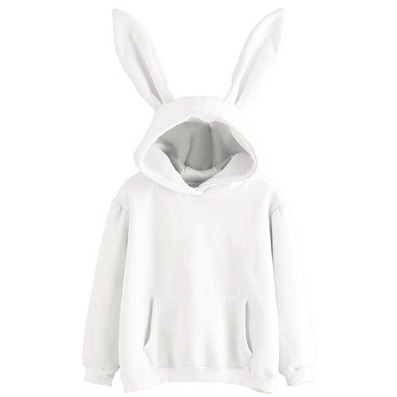 Harajuku Guardian Hooded Rabbit Sweatshirt - Nioor