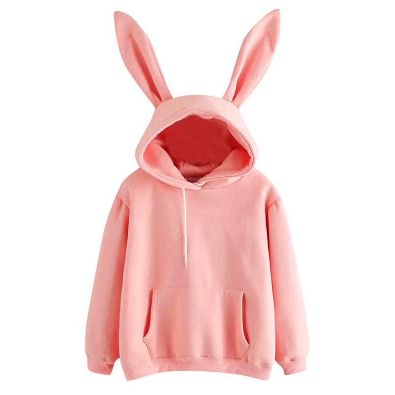 Harajuku Guardian Hooded Rabbit Sweatshirt - Nioor