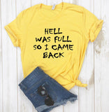 HELL WAS FULL Ebay Short Sleeve Top - Nioor