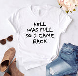 HELL WAS FULL Ebay Short Sleeve Top - Nioor