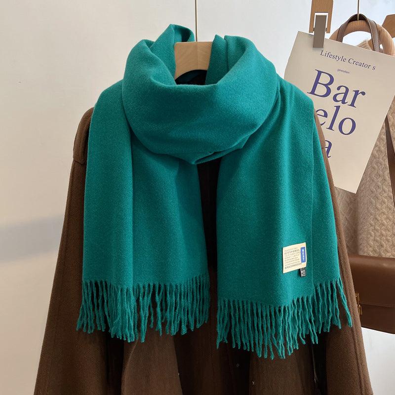 High-end Versatile Shawl Warm Thickened Scarf Dual-purpose - Nioor