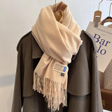 High-end Versatile Shawl Warm Thickened Scarf Dual-purpose - Nioor