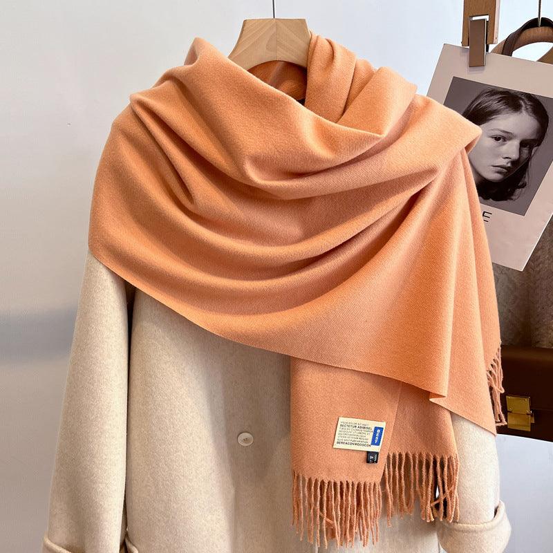 High-end Versatile Shawl Warm Thickened Scarf Dual-purpose - Nioor