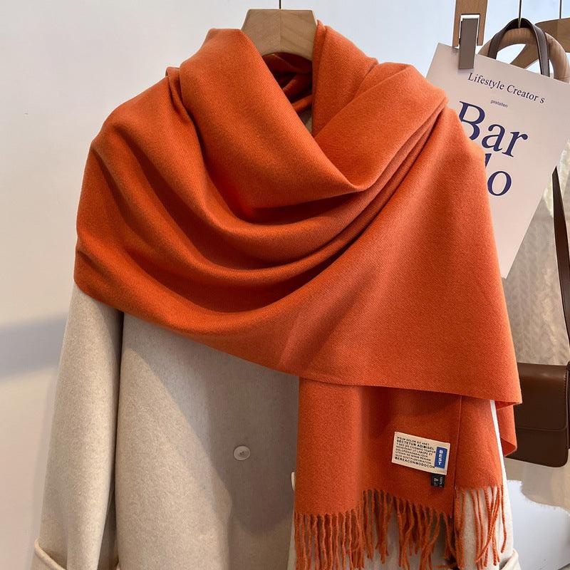 High-end Versatile Shawl Warm Thickened Scarf Dual-purpose - Nioor