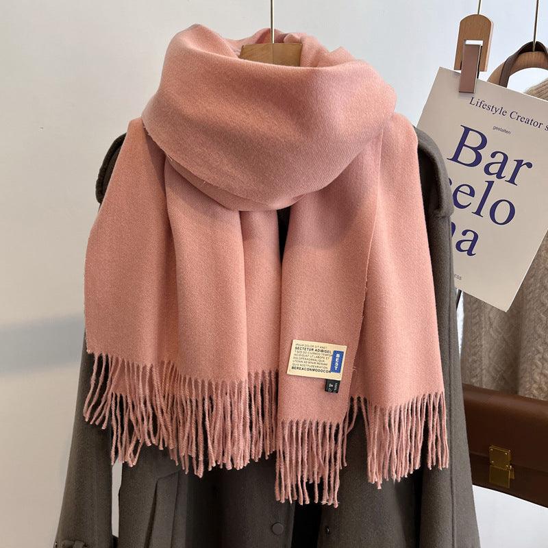 High-end Versatile Shawl Warm Thickened Scarf Dual-purpose - Nioor