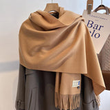 High-end Versatile Shawl Warm Thickened Scarf Dual-purpose - Nioor