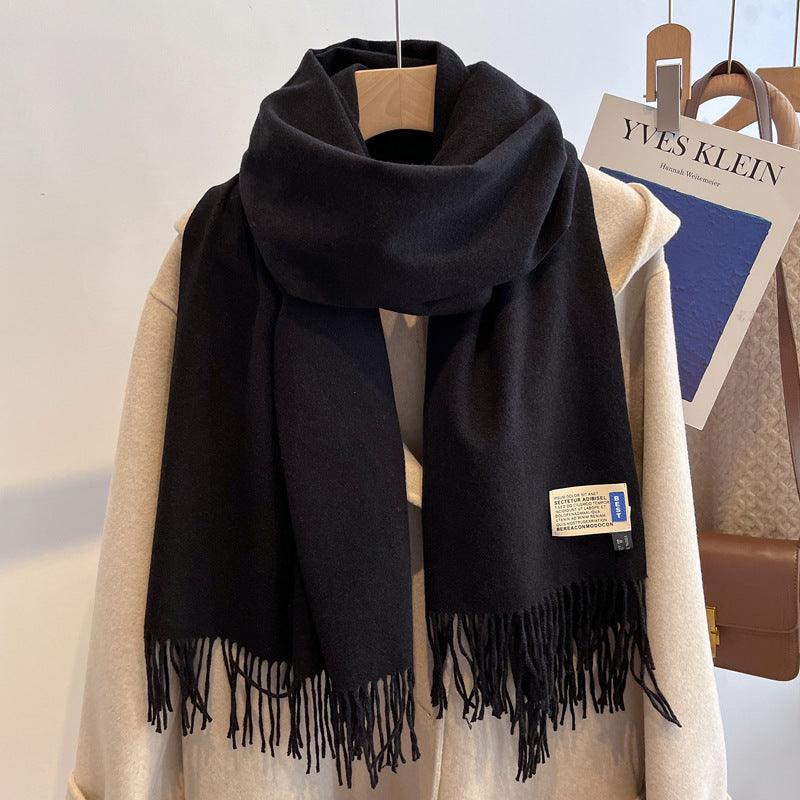 High-end Versatile Shawl Warm Thickened Scarf Dual-purpose - Nioor