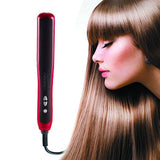 Home automatic adjustable temperature red hair straightener - Nioor