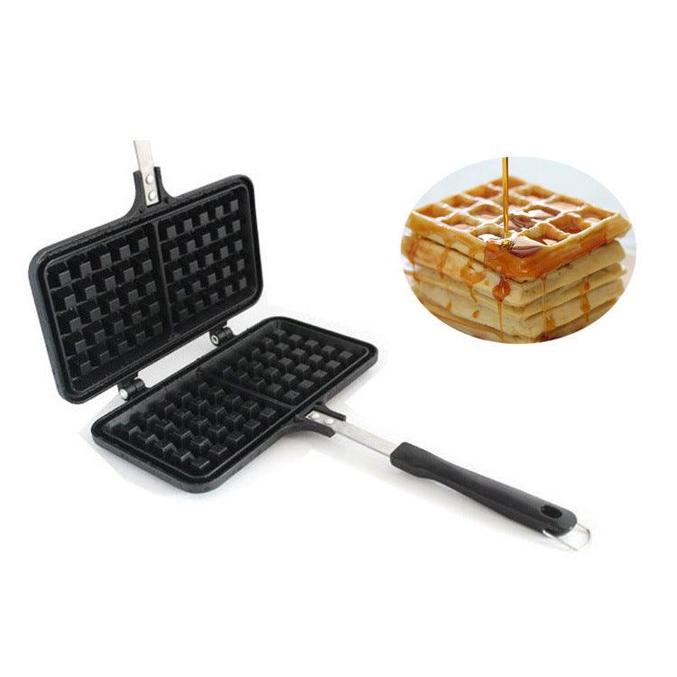 Home Fashion Black Waffle Plaid Cake Mold - Nioor