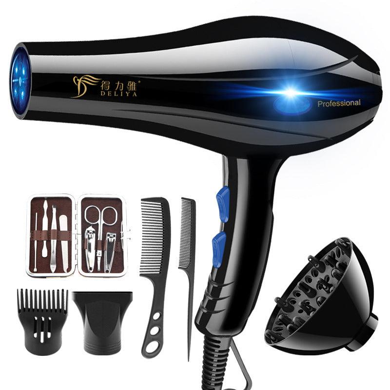 Home Hairdressing High-Power Blue Light Negative Ion Hair Dryer - Nioor