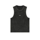 Hot Girl Vest Women's Small Short Washed And Worn Top - Nioor