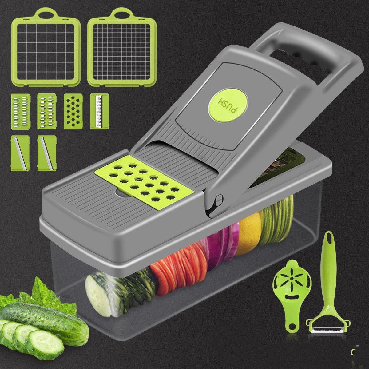 Household Kitchen Gadgets Vegetable Cutter Silk Cutter - Nioor