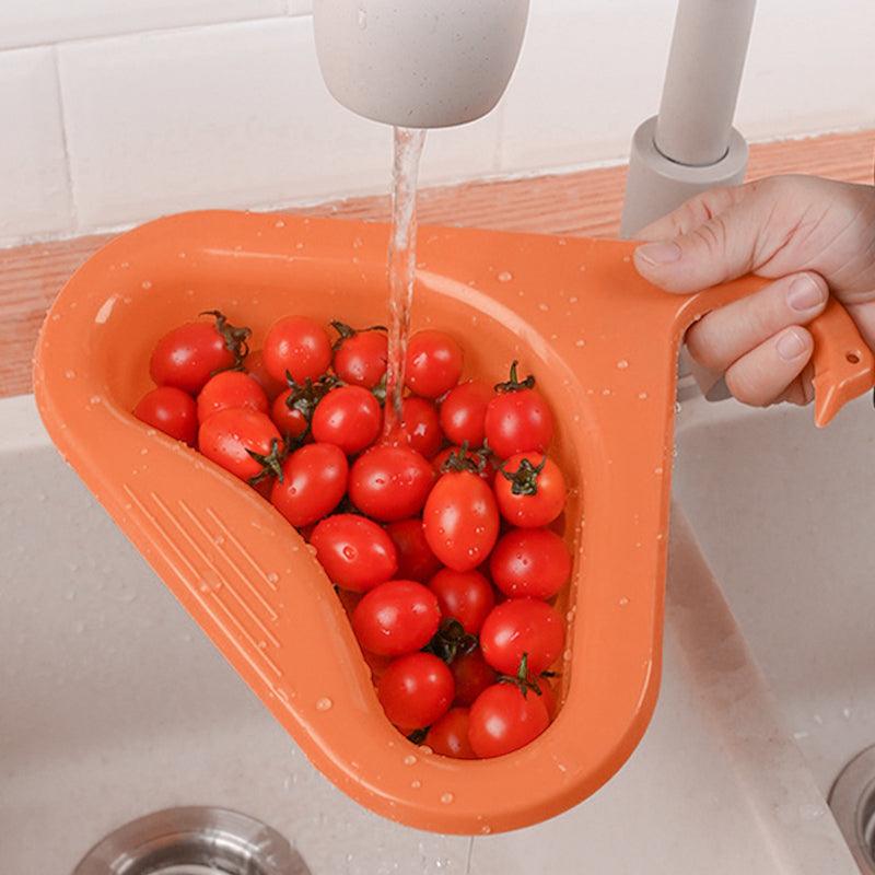 Household Sink Hanging Fruit And Vegetable Filter Water Drain Basket Kitchen Dry And Wet Separation Swan Drain Basket - Nioor