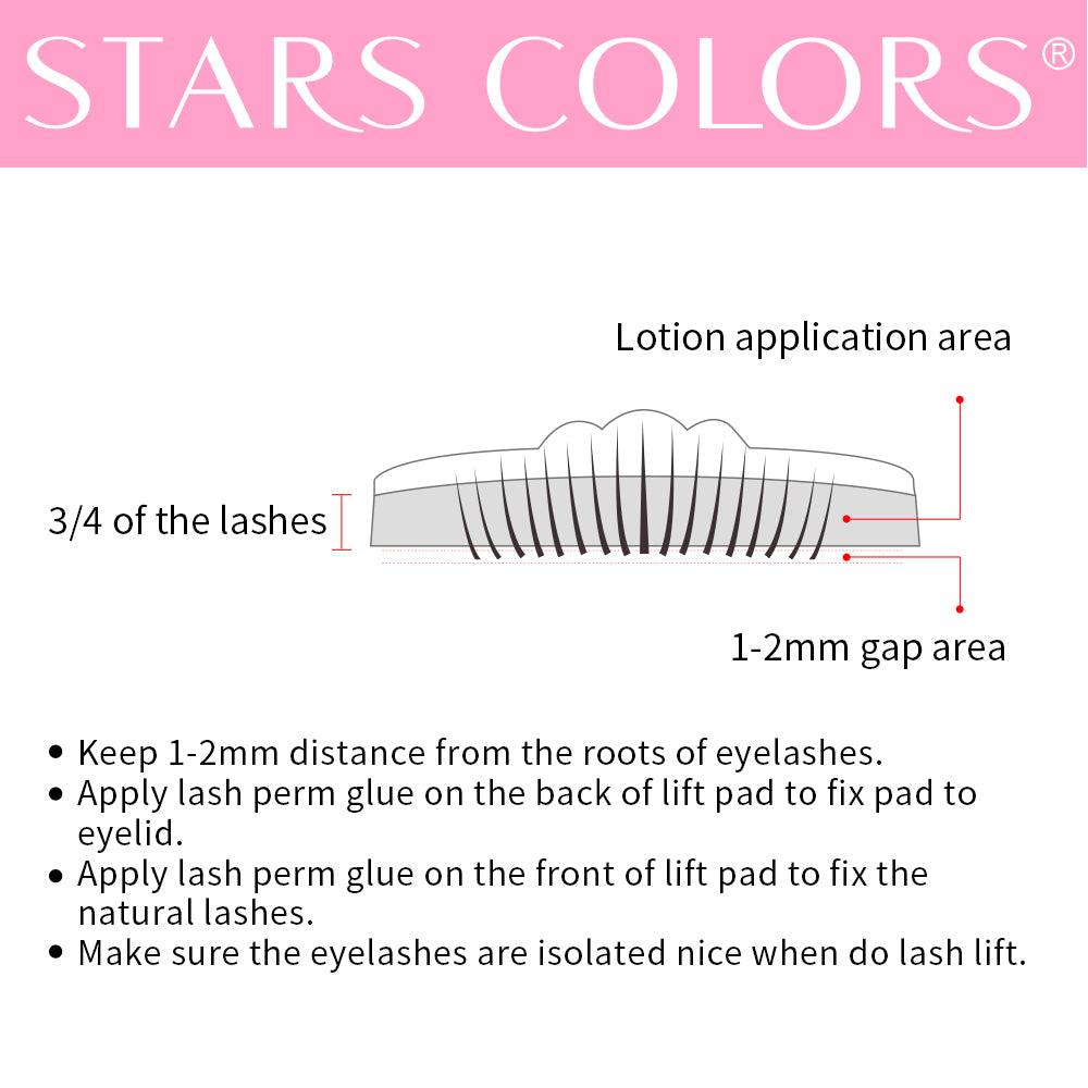 ICONSIGN 10 Pairs Pouch Eyelash Perm Lotion Lashes Lift Quick Perming 5 To 8 Minutes Beauty Makeup Tools - Nioor