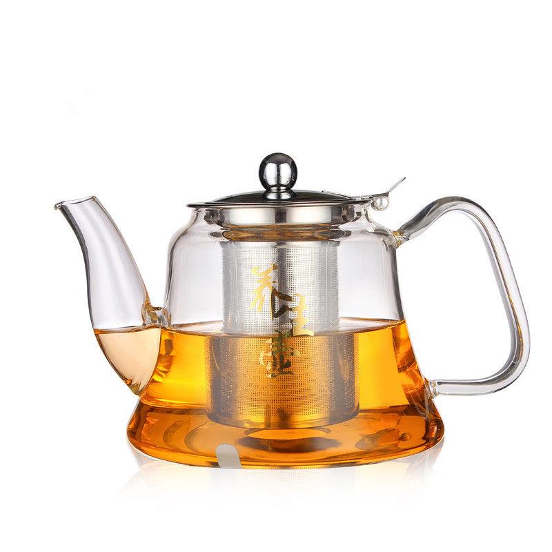 Induction Cooker Glass Kettle Household High-temperature Resistant Stainless Steel Liner - Nioor