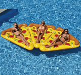 Inflatable Pizza Sleeping Bed Water Hammock Lounger Chair Float Swimming Pool Toys - Nioor