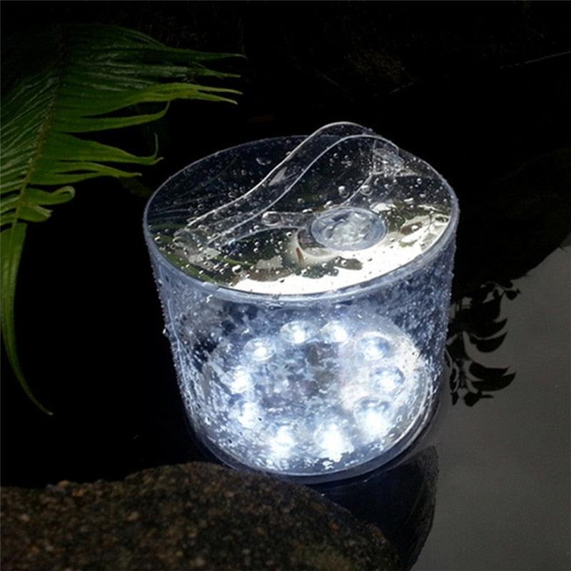 Inflatable Solar Light LED Solar Powered Foldable Light Outdoor Garden Yard Emergency Solar Road Lamp - Nioor