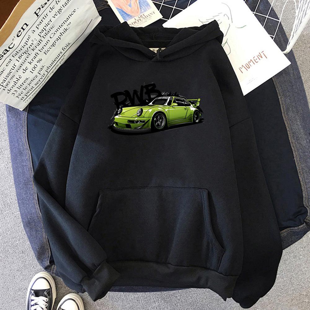 Initial D Hoodie Fashion For Porsche 911 RWB Hoody Long Slee - Nioor