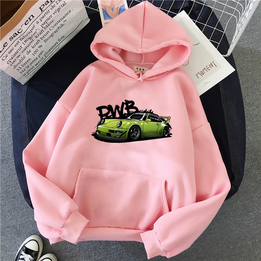 Initial D Hoodie Fashion For Porsche 911 RWB Hoody Long Slee - Nioor