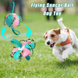 Interactive Dog Football Soccer Ball With Tabs Inflated Training Toy Outdoor Border Collie Balls Pet Products - Nioor