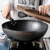 Iron Pan Traditional Iron Wok Handmade - Nioor