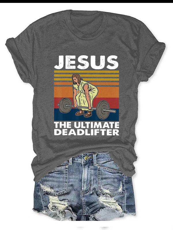 JESUS Printed Women's T-shirt - Nioor