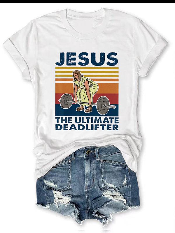 JESUS Printed Women's T-shirt - Nioor