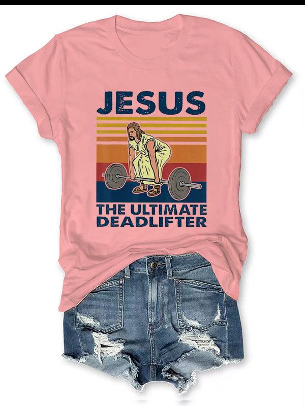 JESUS Printed Women's T-shirt - Nioor