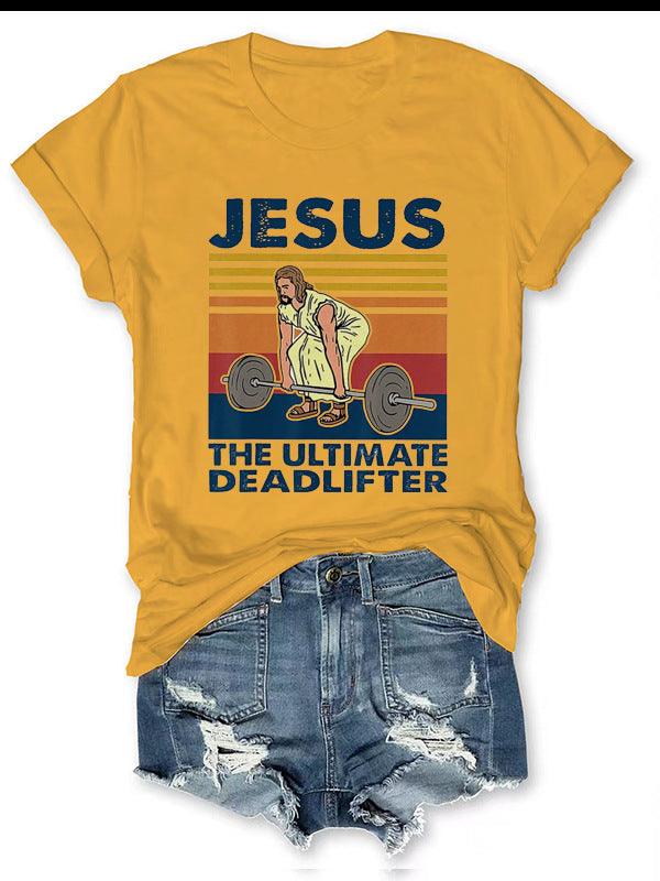 JESUS Printed Women's T-shirt - Nioor