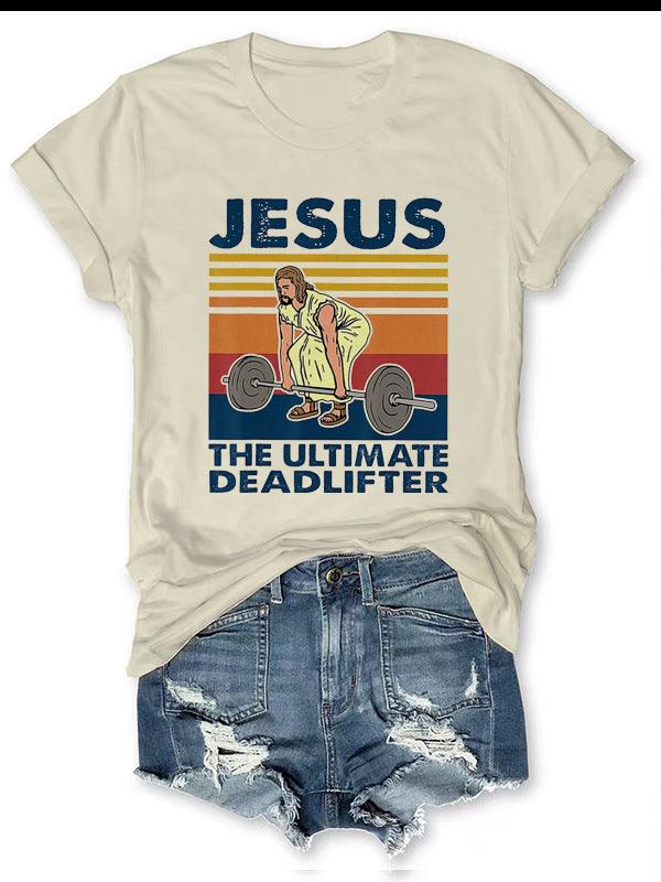 JESUS Printed Women's T-shirt - Nioor