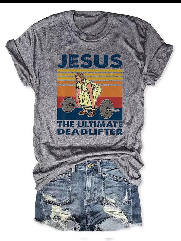 JESUS Printed Women's T-shirt - Nioor