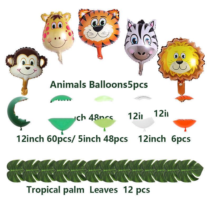 Jungle Theme Party Balloon Supplies - Nioor