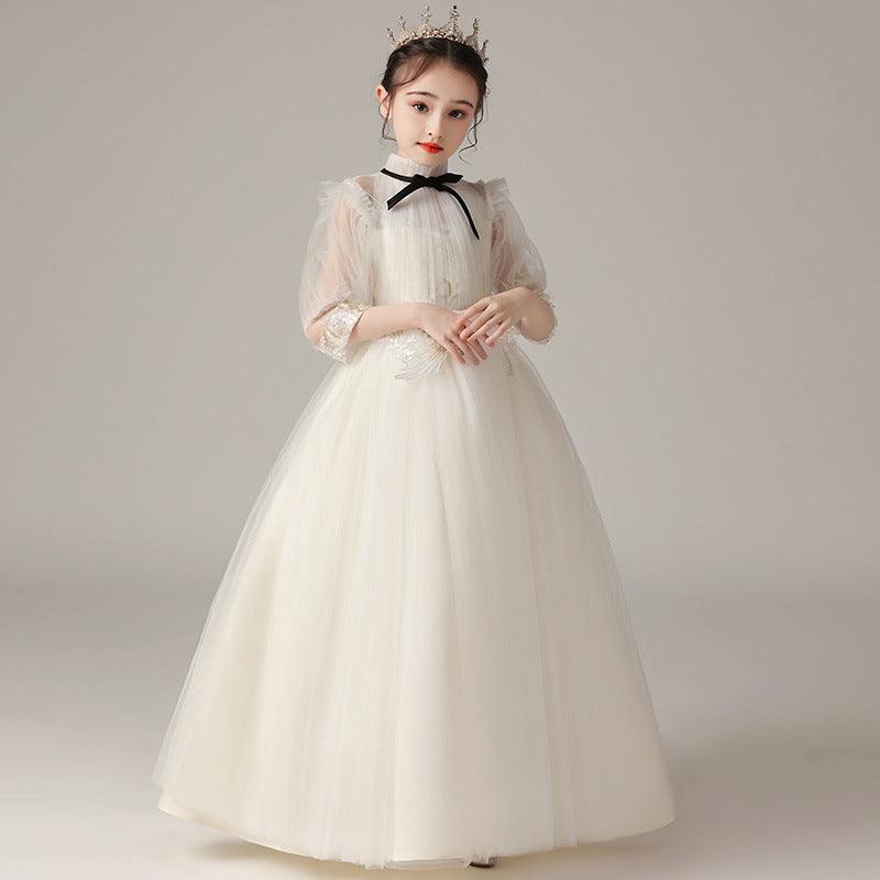 Kids Fashion Lace Wedding Party Dress - Nioor