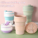 Kitchen Gadgets Folding Cup Collapsible Mug With Cover Coffee Travel Outdoors Portable Water Drinking Tea Cups - Nioor