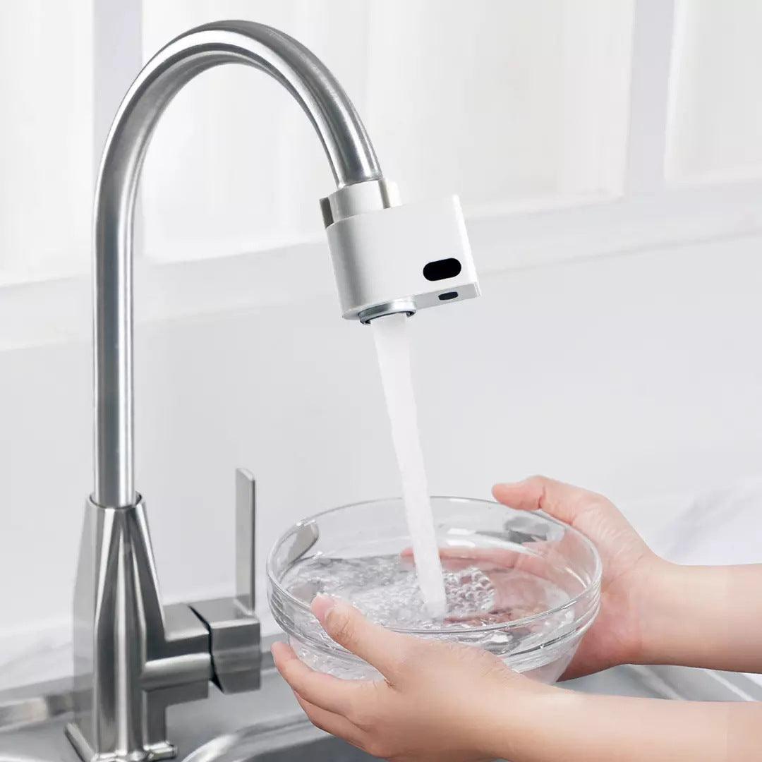 Kitchen Household Bathroom Faucet Valve Splash-proof Induction Water Saving Device - Nioor