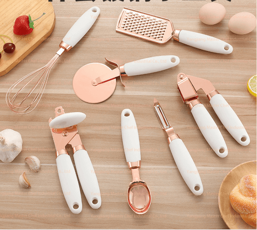 Kitchen Household Peeler Gadget Copper Plating Set - Nioor