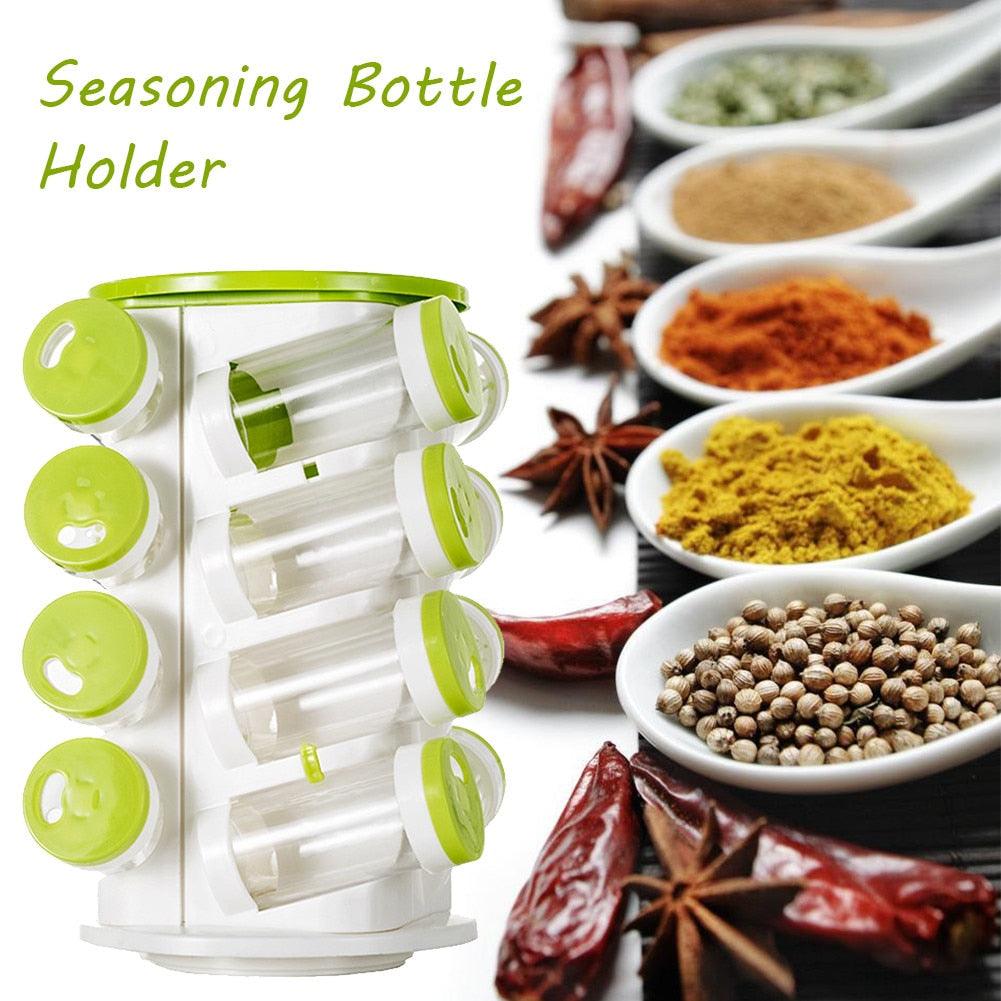 Kitchen Multifunction Rotating Seasoning Bottle Holder - Nioor