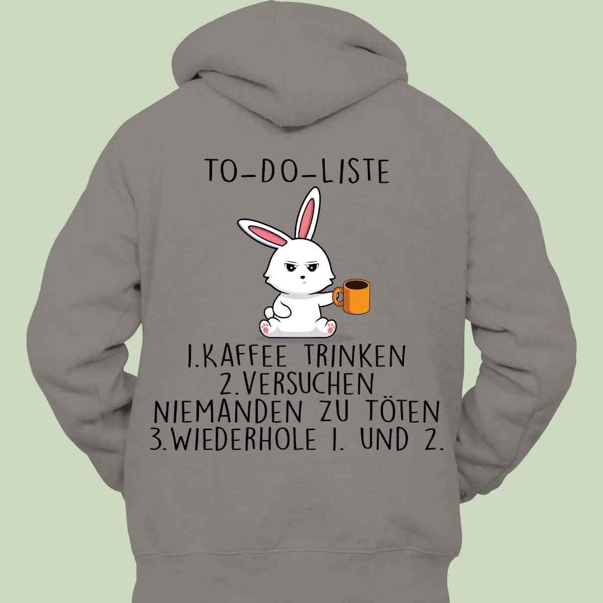 Kitchen Rabbit Hoodie Unisex Back Print - Nioor