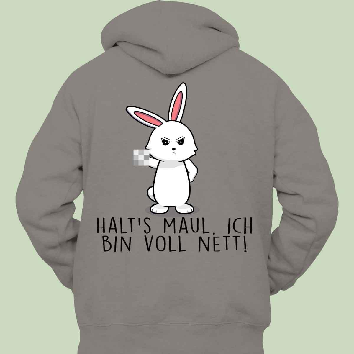 Kitchen Rabbit Hoodie Unisex Back Print - Nioor