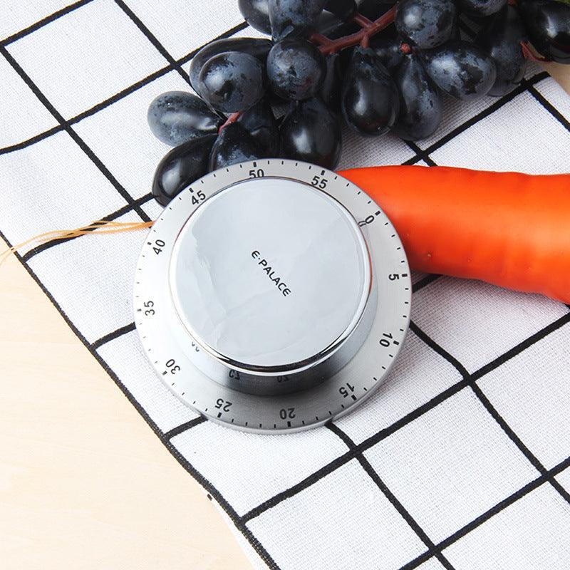 Kitchen Stainless Steel Mechanical Timer Alarm Clock Reminder - Nioor