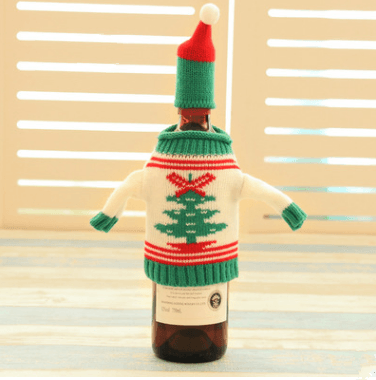 Knitted Christmas Bottle Set - Nioor