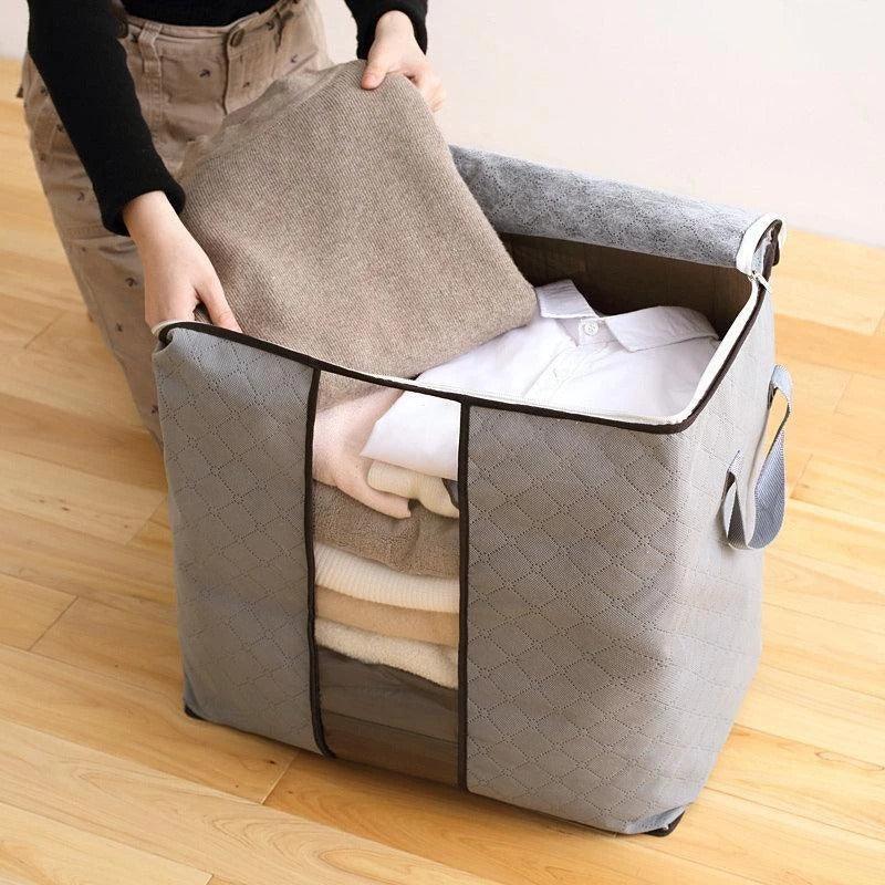 Large Quilt Bag Storage Bag Clothing Storage Box Moving Artifact Non-woven Finishing Dustproof Storage Bag - Nioor