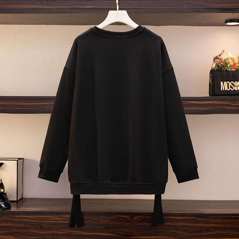 Large Women's Round Neck Pullover Women - Nioor