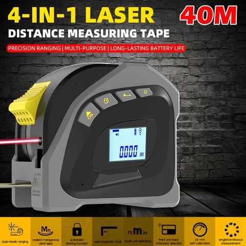 Laser Ruler, Laser Rangefinder, Tape Measure, 40 Meters Infrared Multi-function Measuring Instrument For Volume Measurement Metre Numerique - Nioor