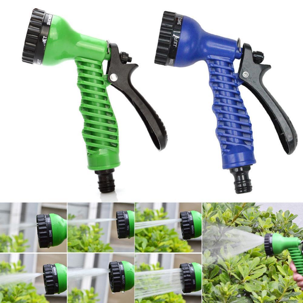 Latex Natural Telescopic Water Hose High Pressure Car Wash Water Gun Watering Flower Watering Vegetable Hose Summer - Nioor