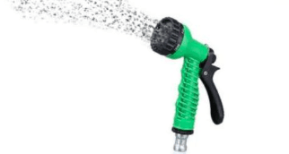 Latex Natural Telescopic Water Hose High Pressure Car Wash Water Gun Watering Flower Watering Vegetable Hose Summer - Nioor