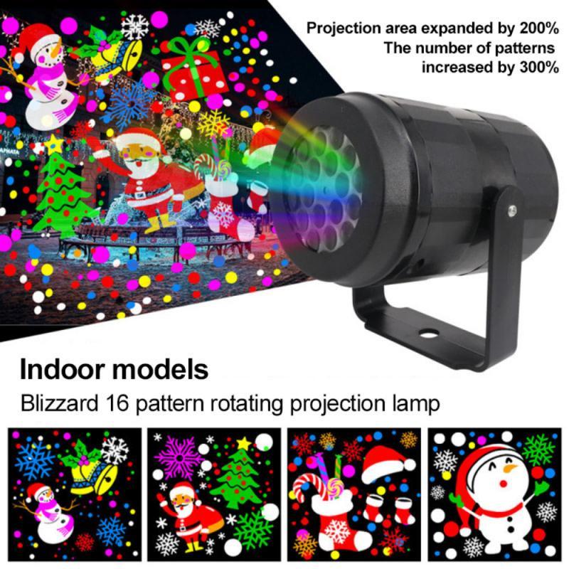 LED Christmas Snow Lights Projector Christmas Lamp - Nioor