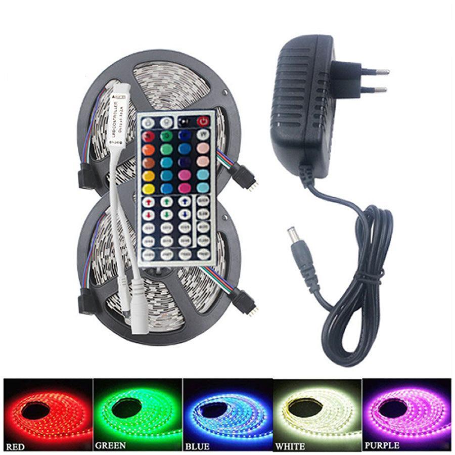 Led Lamp With 5050 Non-Waterproof 10M Combo Set With 3a Adapter Led Controller - Nioor